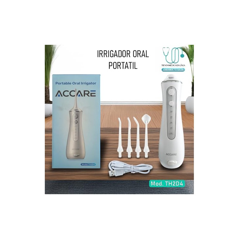 MEDIMETRICS Irrigador Portátil Bucal â€“ Accare TH2DA