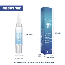 atnayo 2 Pcs Mullein Gum Repair Gel, Gum Shield Therapy Gel, Teeth Whitening Essence Pen(4ML)