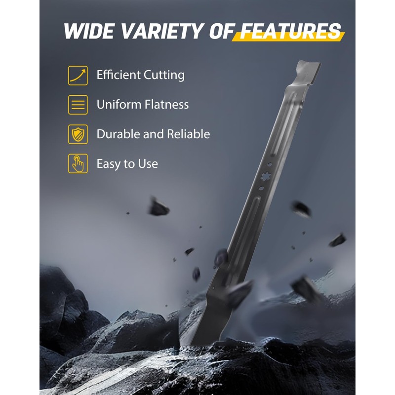 OCPTY Mulching Blades 30 inch Deck Mower Blades for Troy