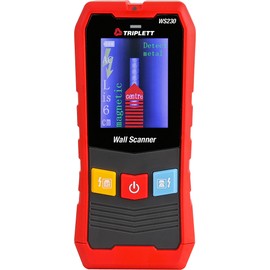 Triplett WS230 Wall Scanner with Color Display - Stud Finder, Metal Detection, AC Voltage Detection