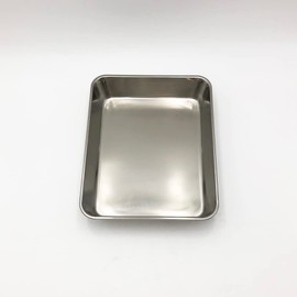 As One 1-4534-03 Stainless Steel Square Bat (11.7 x 9.1 x 1.9 inches (296 x 231 x 49 mm) (1 piece)