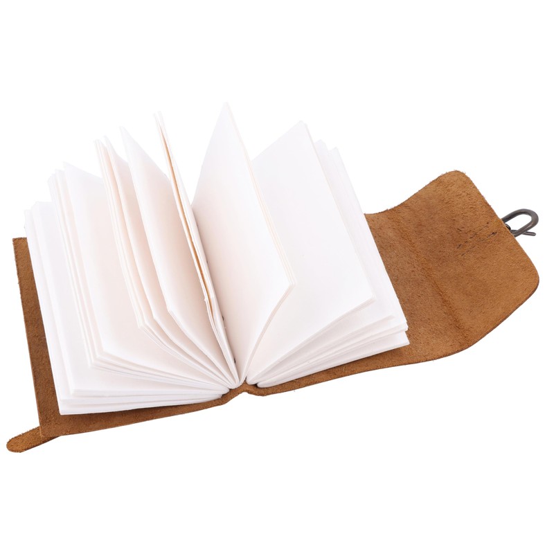 Gusti Leather Notebook Fedra - Diary Vintage Notebook Brown Leather