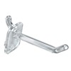 Azar Displays 800002-C 2-Inch Plastic Hook, Clear Plastic Hook, 50
