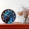 YETTASBIN Dragon Wall Clock, Silent Non Ticking Battery Operated Creative