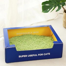 PetPawPaw Disposable Cat Litter Box 1 Unit - Super Lightweight, Waterproof, Convenient for Travel and Indoor Use!