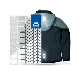 Reflective Iron-On Patch Set Arrows Reflector Iron-On, silver