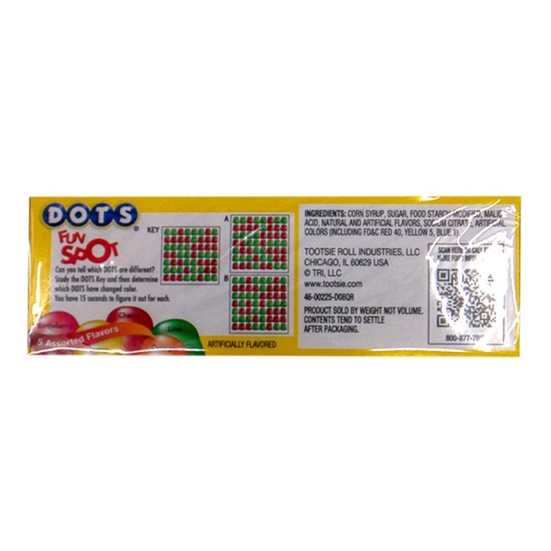 DOTS Individually Wrapped Candy - Original Gummy Candy Flavors -