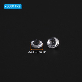 PATIKIL 5000 Pieces Transparent Diamond Crystal 4.5mm Acrylic Wedding Diamonds Table Scatter Confetti Vase Fillers Gems for Table Centerpiece Bridal Shower Party, Clear