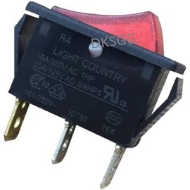 120 Volt On Off Switch for FMI Desa Electric Fireplace 120927-24 (1 Pack)