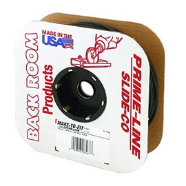 Prime-Line MP7567 Screen Retainer Spline, 0.155 In. (5/32 In.), Vinyl, Black in Color, 250 ft. (1 Roll)