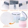 Dntorx 3-Pack Bra Laundry Bags with Hidden Zip - 18