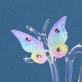 Glass Baron Mom with Butterfly"I Love You"