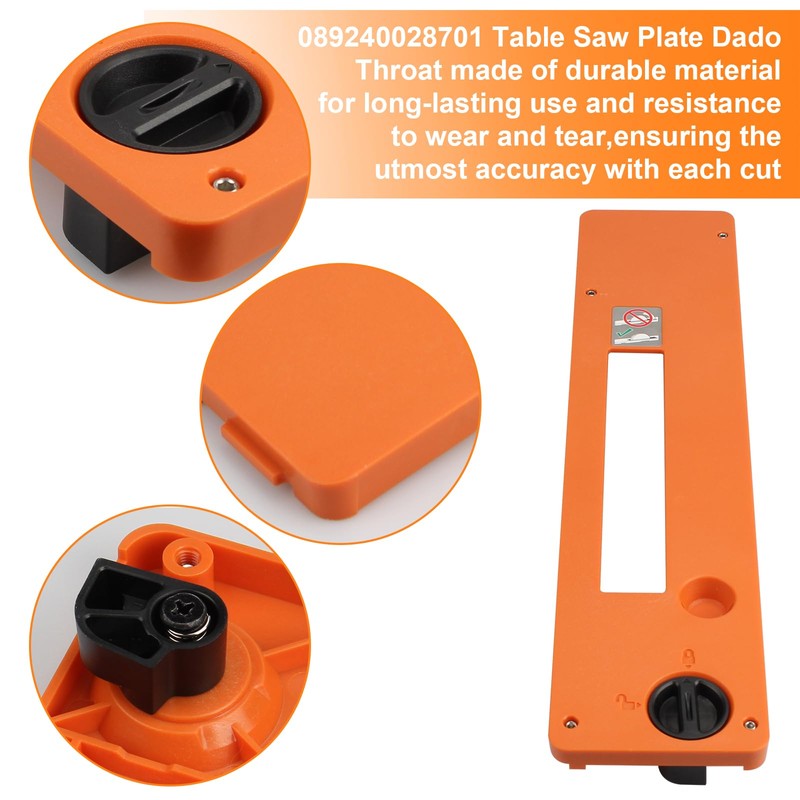 For Ridgid Table Saw R4514, R4514T, R4518, R4518T,R4518NS Dado Throat