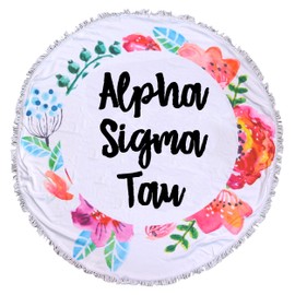 Sorority Shop Alpha Sigma Tau - Fringe Towel - Blanket