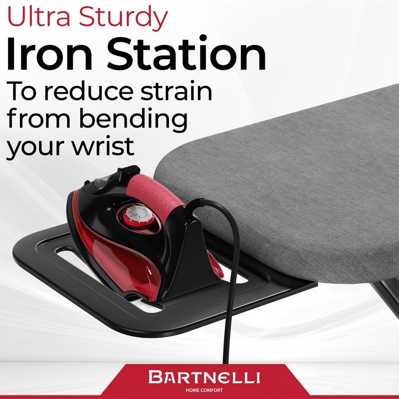 Bartnelli by Rorets Ironing Board Made in Europe | Iron