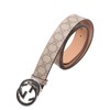Men Belt Double G Pattern Stylish Adjustable Soft Rugged Men
