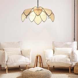 Pendtlit Boho Chandelier, Plug in Pendant Light Rattan Hanging Lamp Wicker Chandelier with Dimmable Switch, Hemp Rope Cord Handwoven Plugin Hanging Light Fixture for Living Room Kitchen Bedroom