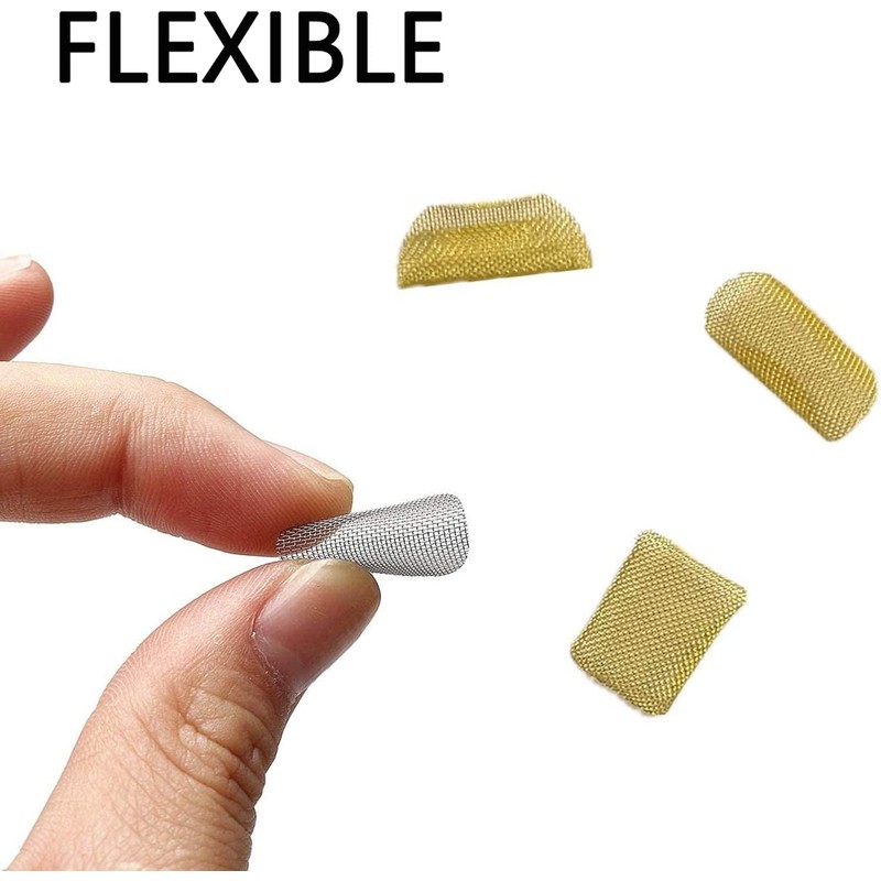 100pcs Pipe Screens, 3/4 Inch Pipe Filters, 50pcs Premium Stainless