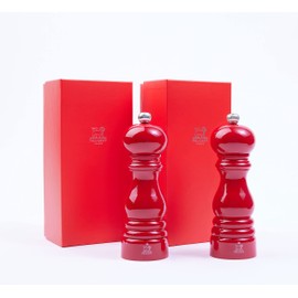 Peugeot Paris u'Select Pepper & Salt Mill Gift Box Set, Red Passion Lacquer 7-in