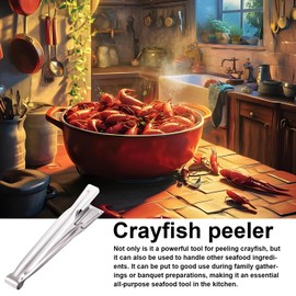 Crawfish Peeling Tool - Crawfish Tail Remover Tool - Multifunctional Portable Fast Clips for Peeling Seafood Kitchen Bar Party