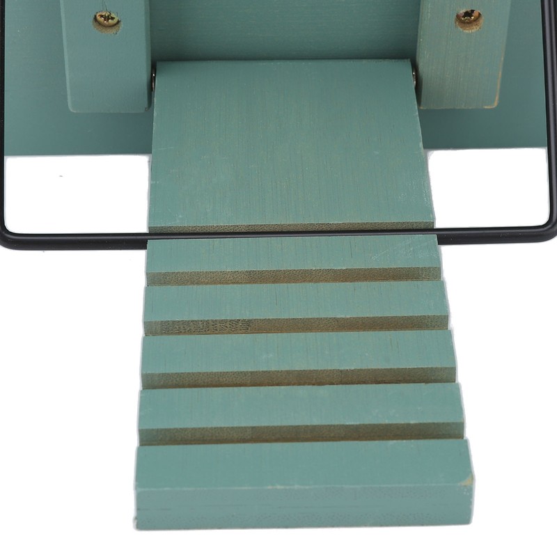 Book Stand Adjustable Angle Foldable Small Desk Bookrest with Page
