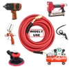 YOTOO Heavy Duty Rubber Air Hose 1/4-Inch by 25-Feet, 300