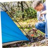 IWOWHERO Multi-use Tent Stakes 4pc Metal Ground Stakes Easy Insertion
