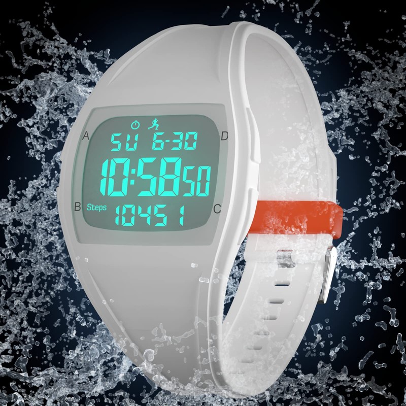 Amain AWW-2502 Walking Watch with Pedometer, Vibration Alarm, Alarm Clock,