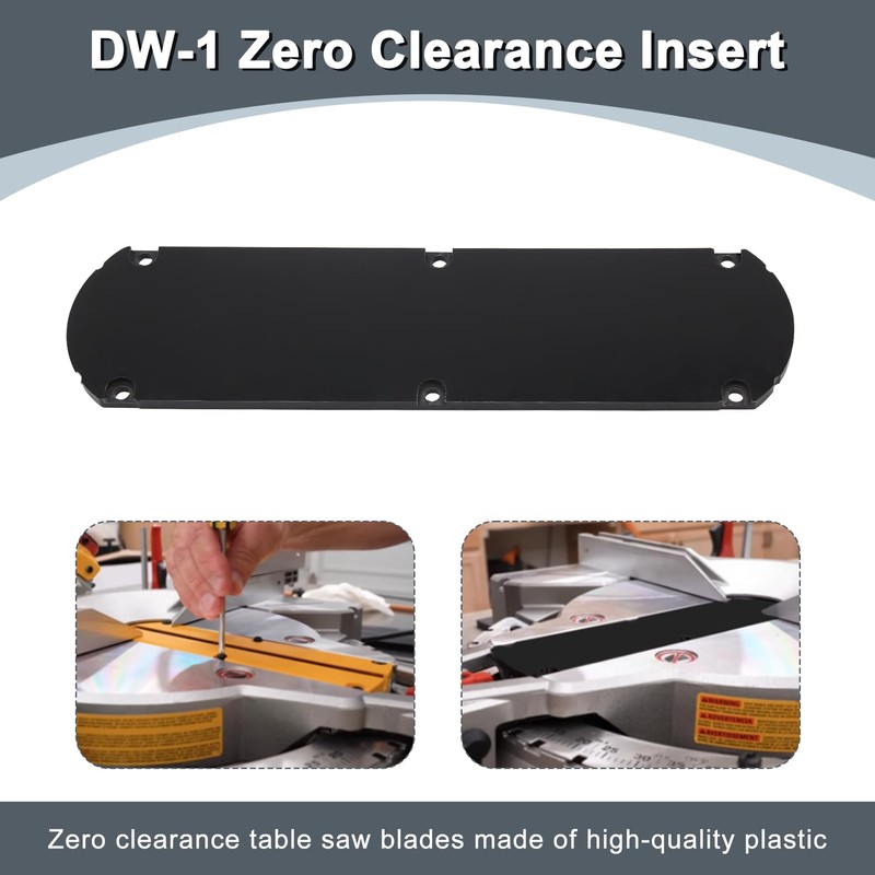 Thaekuns DW-1 Zero Clearance Insert for Dewalt 12" &10" Fixed
