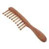 Ipetboom Sandalwood Wide Tooth Comb Durable Hair Massage Comb for
