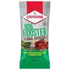 Louisiana Fish Fry, Herbal Overload Boil Booster, 8 oz (Pack of 1)