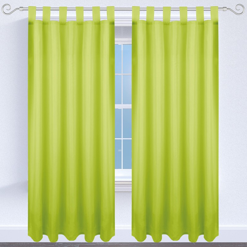 Bestgoodies Curtain with Loops 140 x 225 cm (Width x