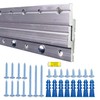 33" Heavy Duty French Cleat Picture Hanger,Aluminum Z Bar Clips,