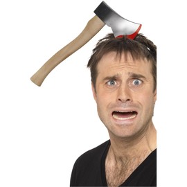 Smiffy's Hatchet Through Head Headband - Adult, One Size