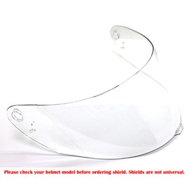 1Storm Motorcycle Dual Lens Full Face Helmet Shield: Model HJAH15 Clear Visor