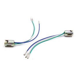 uxcell 6pcs 1157 LED Light Bulb Car Brake Lamp Extension Wire Socket Holder Connecter