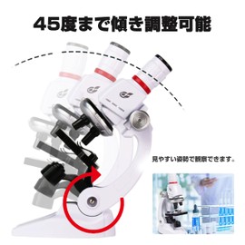 Microscope, Beginner Microscope, 100-1200x, Smartphone, Photography, Students, Children, Beginners, Learning, Biological Specimen, Pollen, Jewelry, School, Free Research, High Magnification, Gift,