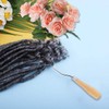 Bent Latch Hook, Wooden Crochet Needle Tool for Rug Making