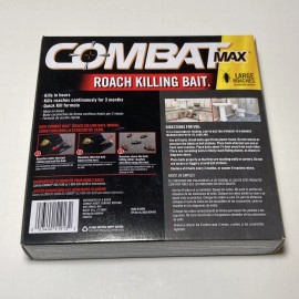 Combat (SEALED) Combat Max Roach Killing Bait- 8 Bait Stations