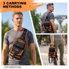 GeerDuo Sling Tool Bag Heavy Duty Canvas Electrician Tool Pouch