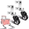 DNShorix Metal Casters for Milwaukee Packout Rolling Tool Box