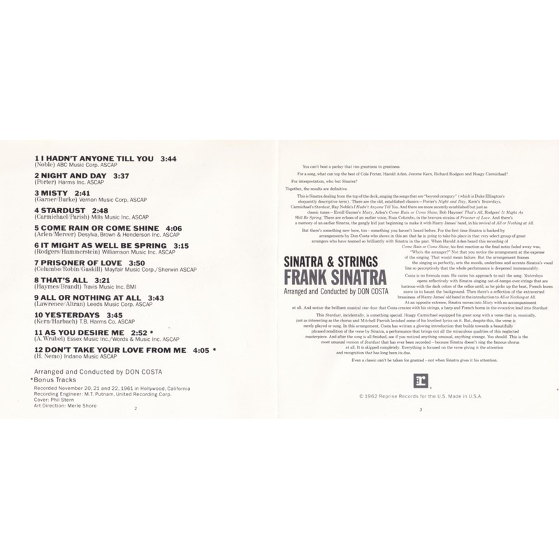 Sinatra & Strings