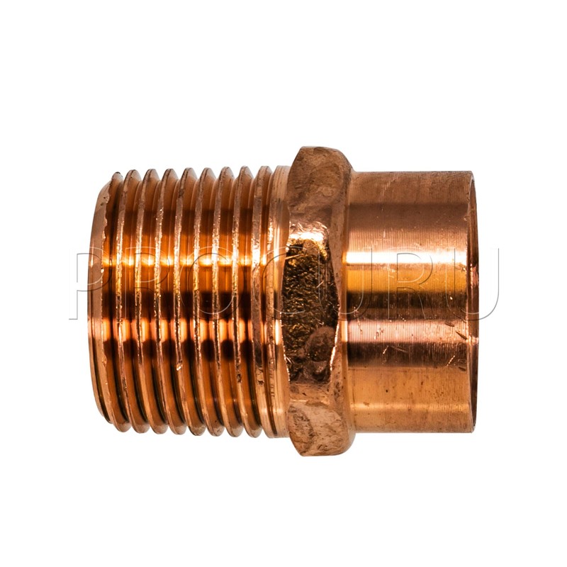 PROCURU 3-Inch Copper Male Adapter C x M (Sweat x