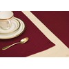 Akutana Red Table Runner 72 inch, Cranberry Dresser Scarf, Burgundy