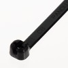 pandouitto Stainless Nail Locking Nylon Cable Ties, Natural, Weather Resistant