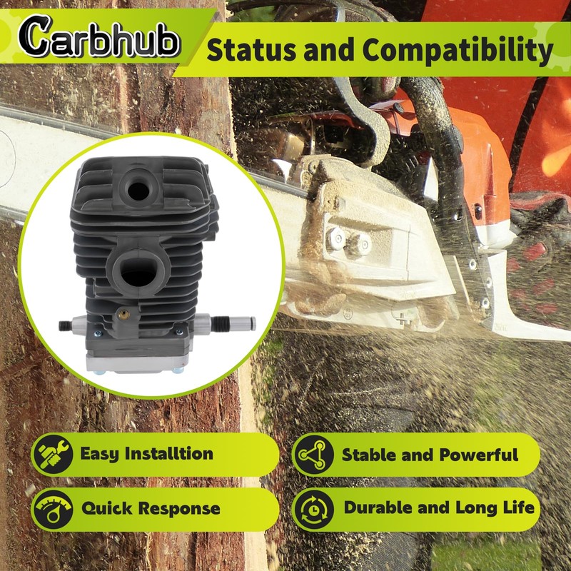 Carbhub 42.5mm Cylinder Assembly for STIHL 023 025 MS230 MS250