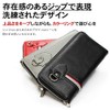 Daylight DL-1018 Men's Long Wallet, Round Zipper, Tricolor Zip, Popular
