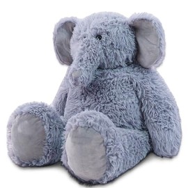 Large Elephant Stuffed Animal 47 inch, Giant Stuffed Elephant Plushies, Huge Elephant Plush Toy Gift for Kids Boys, Birthday,Valentine,Christmas