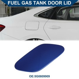 Hihaha Fuel Tank Door Cap for Volkswagen Golf 2014-2019 Fuel Gas Tank Door Lid Clip Type No.5G0809909 Blue ABS