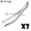 OdontoMed2011® 3 Pcs Dental Extracting Forceps 151s Upper Molars Incisors